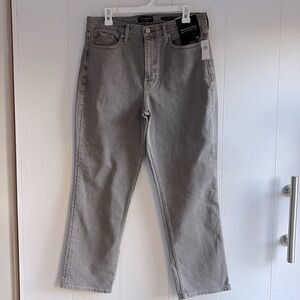 Banana Republic light gray denim jeans size 30 / 10 NWT
